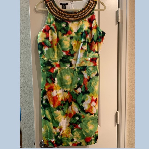 Alfani Dresses & Skirts - ALFANI|Bold & Beautiful Beaded Collar Dress